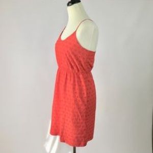 Madewell Red Dot eyelet dress